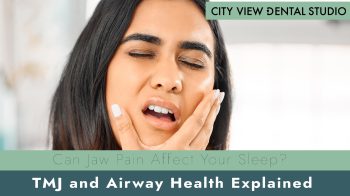 Jaw pain and poor sleep are often connected. Learn how TMJ affects your airway and how treatment can help you breathe, sleep, and feel better.